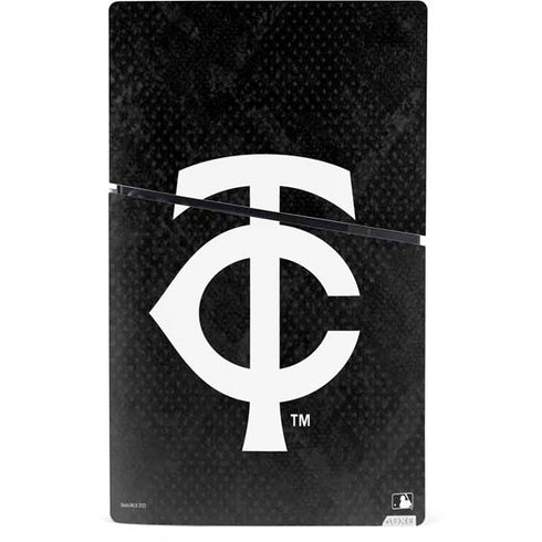 MLB Minnesota Twins Dark Wash PS5 Slim Digital Edition Bundle Skin
