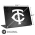 MLB Minnesota Twins Dark Wash Universal Laptop 14in (11.4 x 8.2in) Skin