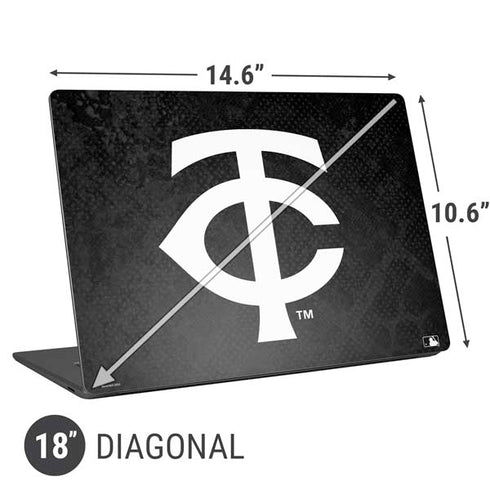 MLB Minnesota Twins Dark Wash Universal Laptop 18in (14.6 x 10.6in) Skin
