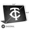 MLB Minnesota Twins Dark Wash Universal Laptop 18in (14.6 x 10.6in) Skin