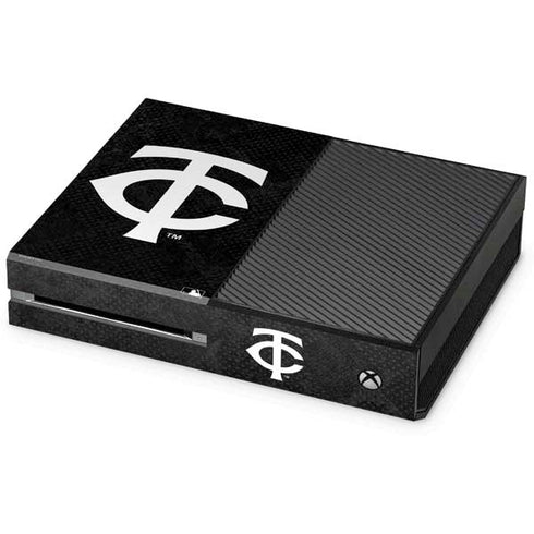 MLB Minnesota Twins Dark Wash Xbox One Console Skin