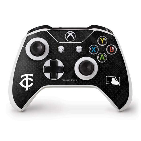 MLB Minnesota Twins Dark Wash Xbox One S Controller Skin