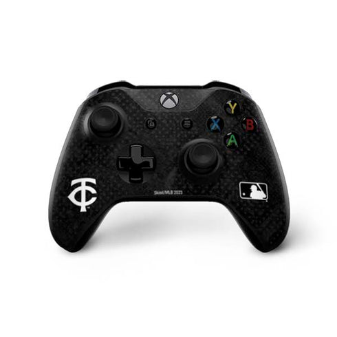 MLB Minnesota Twins Dark Wash Xbox One X Controller Skin