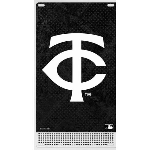 MLB Minnesota Twins Dark Wash Xbox Series S Console Skin