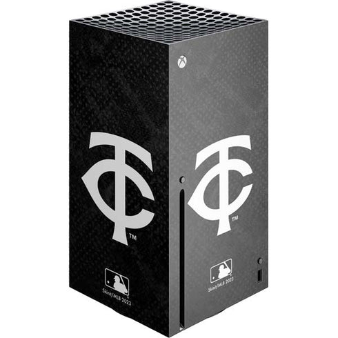 MLB Minnesota Twins Dark Wash Xbox Series X Console Skin