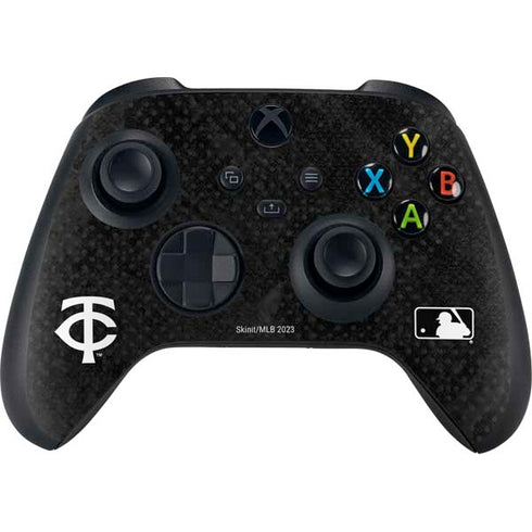 MLB Minnesota Twins Dark Wash Xbox Series X Controller Skin