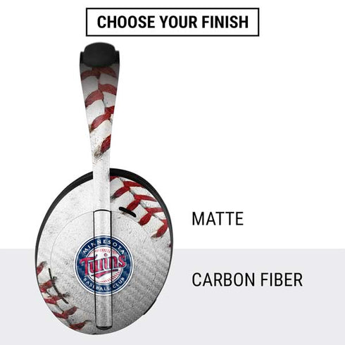 MLB Minnesota Twins Game Ball Bose Noise Cancelling Headphones 700 Skin