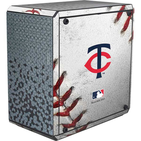 MLB Minnesota Twins Game Ball Cooler Master MasterBox Q300L Mini Tower Skin