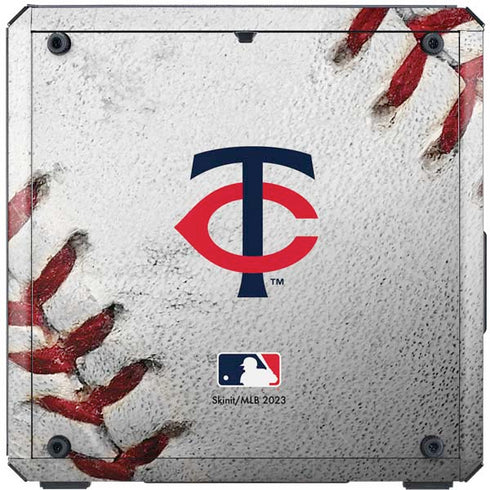 MLB Minnesota Twins Game Ball Cooler Master MasterBox Q300L Mini Tower Skin