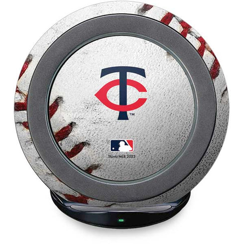 MLB Minnesota Twins Game Ball Fast Charge Wireless Charging Stand Skin
