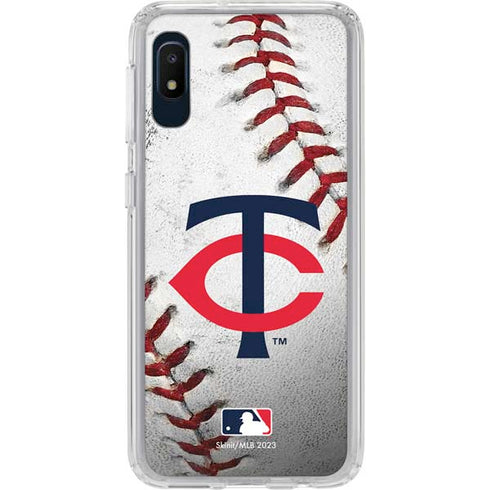 MLB Minnesota Twins Game Ball Galaxy A10e Clear Case