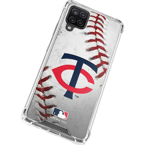 MLB Minnesota Twins Game Ball Galaxy A12 Clear Case