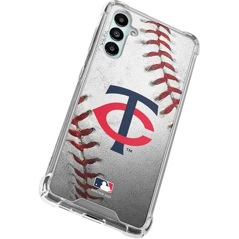 MLB Minnesota Twins Game Ball Galaxy A15 5G Clear Case