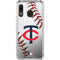 MLB Minnesota Twins Game Ball Galaxy A30 Clear Case