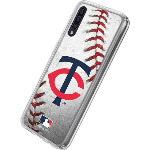MLB Minnesota Twins Game Ball Galaxy A50 Clear Case