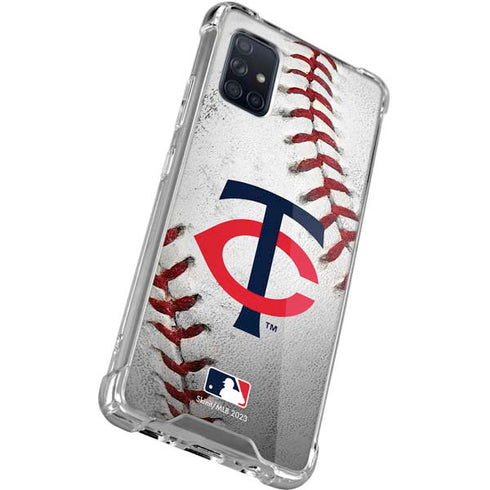 MLB Minnesota Twins Game Ball Galaxy A51 5G Clear Case