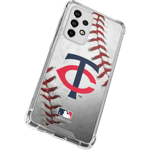 MLB Minnesota Twins Game Ball Galaxy A53 5G Clear Case