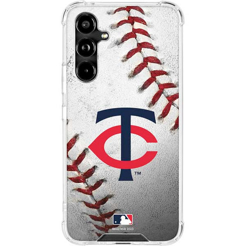 MLB Minnesota Twins Game Ball Galaxy A54 5G Clear Case