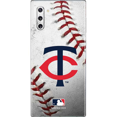 MLB Minnesota Twins Game Ball Galaxy Note 10 Skin