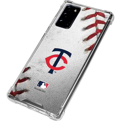 MLB Minnesota Twins Game Ball Galaxy Note20 5G Clear Case