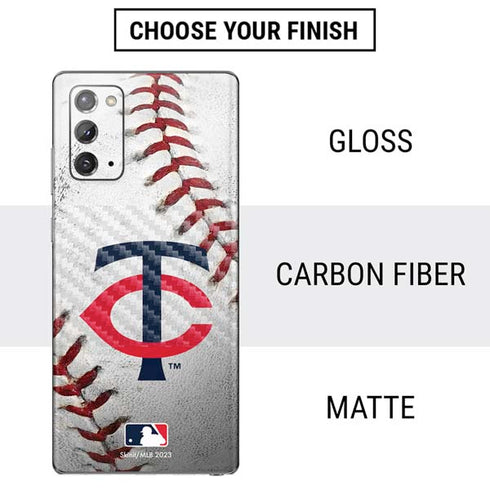 MLB Minnesota Twins Game Ball Galaxy Note20 5G Skin