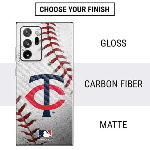 MLB Minnesota Twins Game Ball Galaxy Note20 Ultra 5G Skin