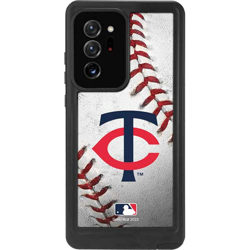 MLB Minnesota Twins Game Ball Galaxy Note20 Ultra 5G Waterproof Case
