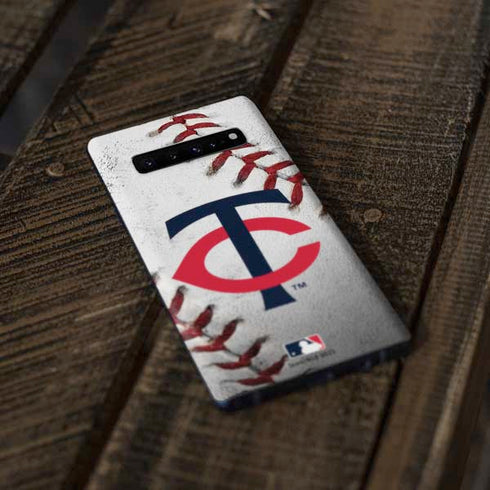 MLB Minnesota Twins Game Ball Galaxy S10 Plus Skin