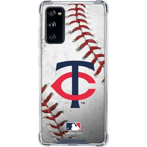 MLB Minnesota Twins Game Ball Galaxy S20 FE Clear Case