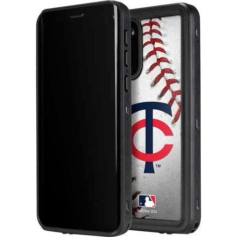 MLB Minnesota Twins Game Ball Galaxy S20 Plus Waterproof Case