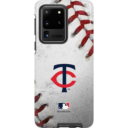MLB Minnesota Twins Game Ball Galaxy S20 Ultra 5G Pro Case