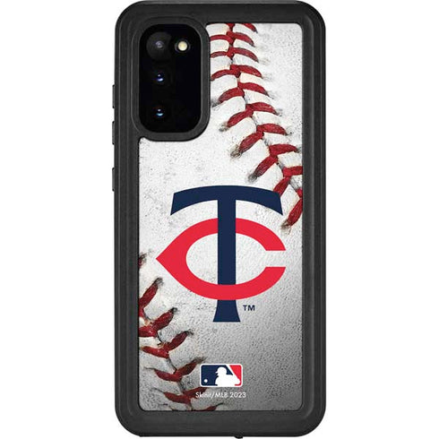 MLB Minnesota Twins Game Ball Galaxy S20 Waterproof Case