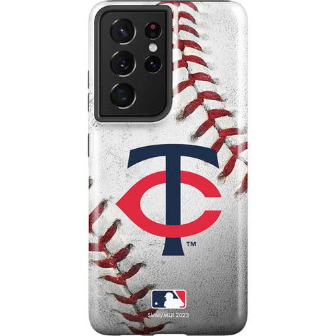 MLB Minnesota Twins Game Ball Galaxy S21 Ultra 5G Pro Case