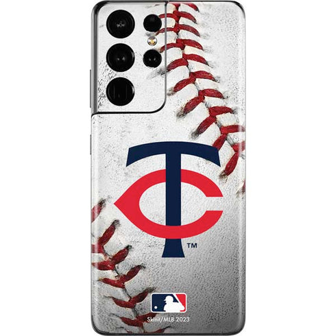 MLB Minnesota Twins Game Ball Galaxy S21 Ultra 5G Skin