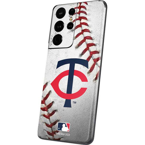 MLB Minnesota Twins Game Ball Galaxy S21 Ultra 5G Skin