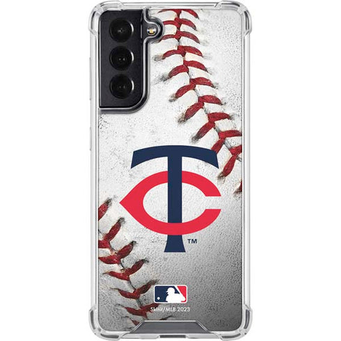 MLB Minnesota Twins Game Ball Galaxy S22 Clear Case