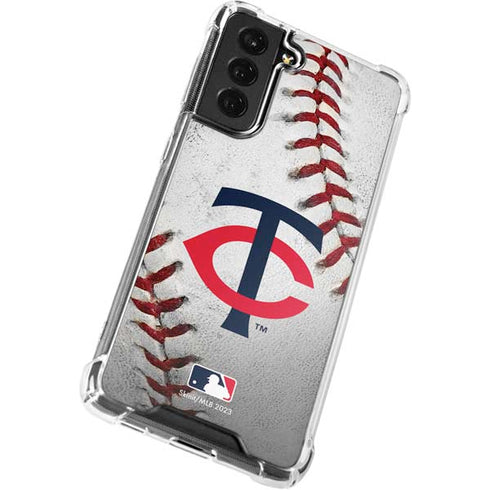 MLB Minnesota Twins Game Ball Galaxy S22 Plus Clear Case