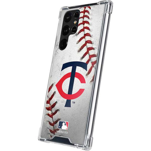 MLB Minnesota Twins Game Ball Galaxy S22 Ultra Clear Case