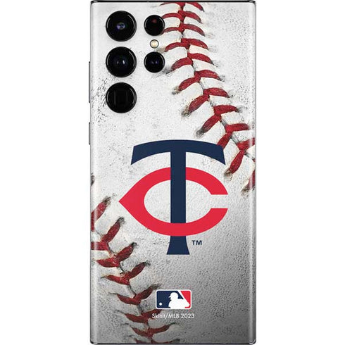 MLB Minnesota Twins Game Ball Galaxy S22 Ultra Skin