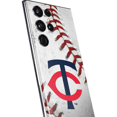 MLB Minnesota Twins Game Ball Galaxy S22 Ultra Skin