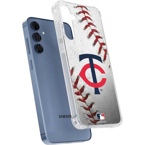 MLB Minnesota Twins Game Ball Galaxy S24 Clear Case