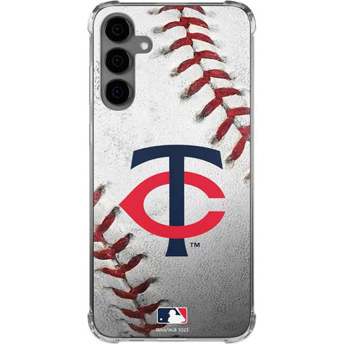 MLB Minnesota Twins Game Ball Galaxy S24 Plus Clear Case