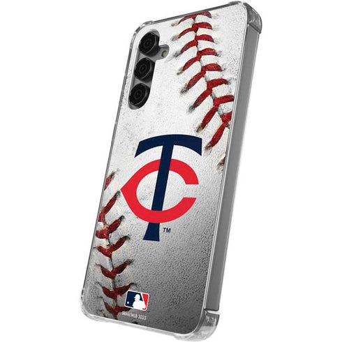 MLB Minnesota Twins Game Ball Galaxy S24 Plus Clear Case