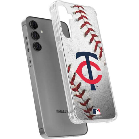 MLB Minnesota Twins Game Ball Galaxy S24 Plus Clear Case