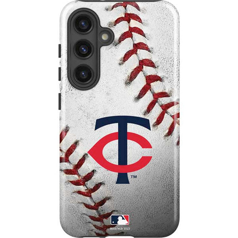 MLB Minnesota Twins Game Ball Galaxy S24 Plus Impact Case