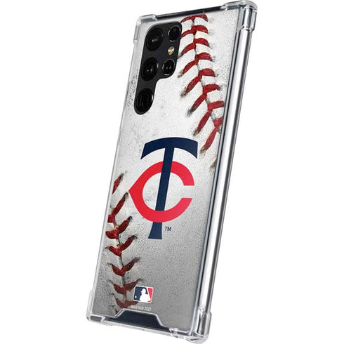 MLB Minnesota Twins Game Ball Galaxy S24 Ultra Clear Case