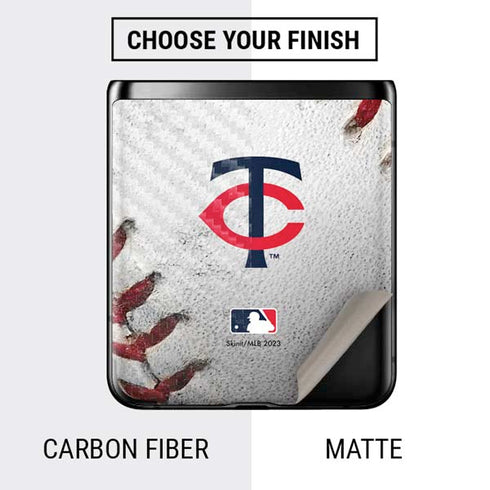MLB Minnesota Twins Game Ball Galaxy Z Flip Skin