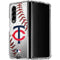 MLB Minnesota Twins Game Ball Galaxy Z Fold4 5G Clear Case