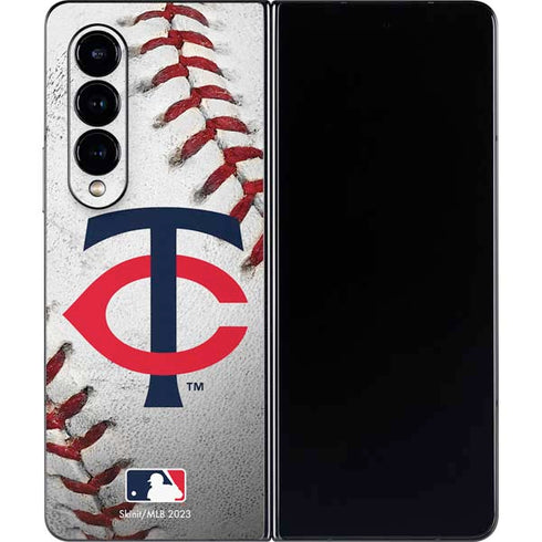 MLB Minnesota Twins Game Ball Galaxy Z Fold4 5G Skin