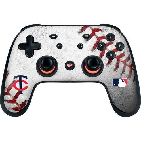 MLB Minnesota Twins Game Ball Google Stadia Controller Skin
